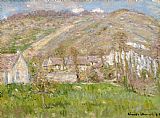 Claude Monet Hamlet on the Cliffs near Giverny
