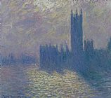 Claude Monet The Houses of Parliament Stormy Sky