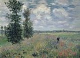 Impressionist Prints - The Poppy Field by Claude Monet