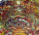 Claude Monet The Rose Path Giverny