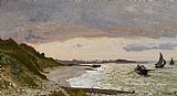Claude Monet The Seashore At Sainte Adresse