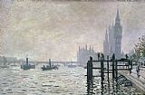 Claude Monet The Thames below Westminster