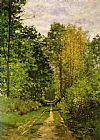 Claude Monet Wooded Path