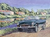 Clive Metcalfe Mgb By A French Canal