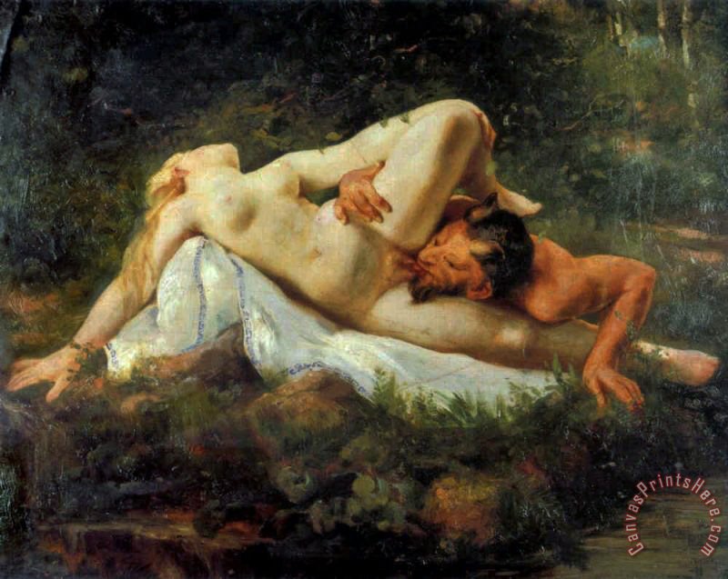 Collection Satyr Satisfies Nymph