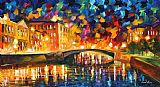 Leonid Afremov Bridge Over Dreams