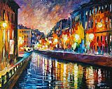 Leonid Afremov City Lights