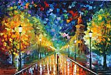 Leonid Afremov Gold Winter