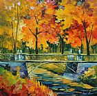 Leonid Afremov Little Bridge