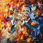 Leonid Afremov Louis Armstrong