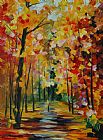 Leonid Afremov Morning In The Woods