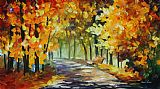 Leonid Afremov Under The Gold Arch
