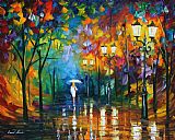 Leonid Afremov Late Stroll