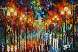 Leonid Afremov A Date With The Rain