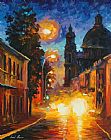 Leonid Afremov A Time When The City Sleeps