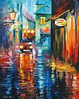 Leonid Afremov Alone In City