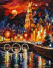 Magic Prints - Amsterdam's Magic by Leonid Afremov