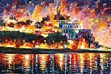 Leonid Afremov Ancient Harbor
