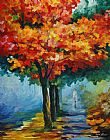 Music Prints - Autumn Music by Leonid Afremov