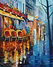 Cafe Prints - Cafe In Paris by Leonid Afremov