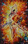 Leonid Afremov Candle Fire