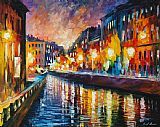 Leonid Afremov City Lights