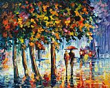Leonid Afremov Coolness Of The Rain