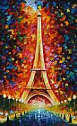 Surreal Prints - Eiffel Tower by Leonid Afremov