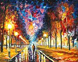 Leonid Afremov Evening Stroll