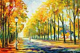 Leonid Afremov Fall's Path