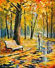 Leonid Afremov Fall Rain