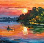 Leonid Afremov Fisherman