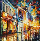 Leonid Afremov Glowing Rain