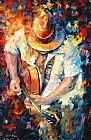 Leonid Afremov Guitar And Soul