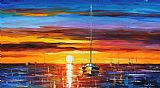 Leonid Afremov Hot Sunrise