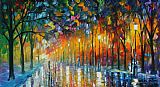 Leonid Afremov Ice Reflections
