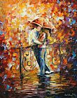 Leonid Afremov Kiss On The Bridge
