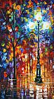 Leonid Afremov Light In The Alley