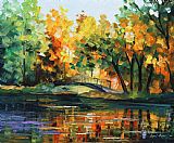 Leonid Afremov Little Bridge
