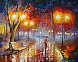 Leonid Afremov Loneliness In The Fog