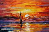 Leonid Afremov Lonely Sail