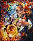 Leonid Afremov Louis Armstrong