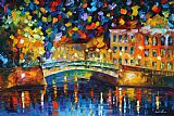 Leonid Afremov Magical Bridge