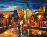 Leonid Afremov Night In Prague