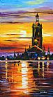 Leonid Afremov Old Tower