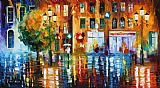 Leonid Afremov Rainy City