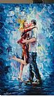 Leonid Afremov Rainy Kiss