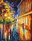 Leonid Afremov Rainy Path