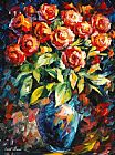 Leonid Afremov Red Roses