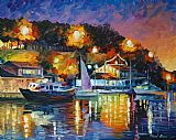 Leonid Afremov River Wharf